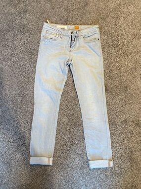 Pilcro and the Letterpress Light Blue Boyfriend Jeans